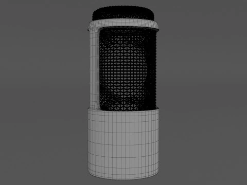 Microphone Studio 3D Model