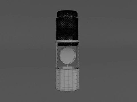 Microphone Studio 3D Model