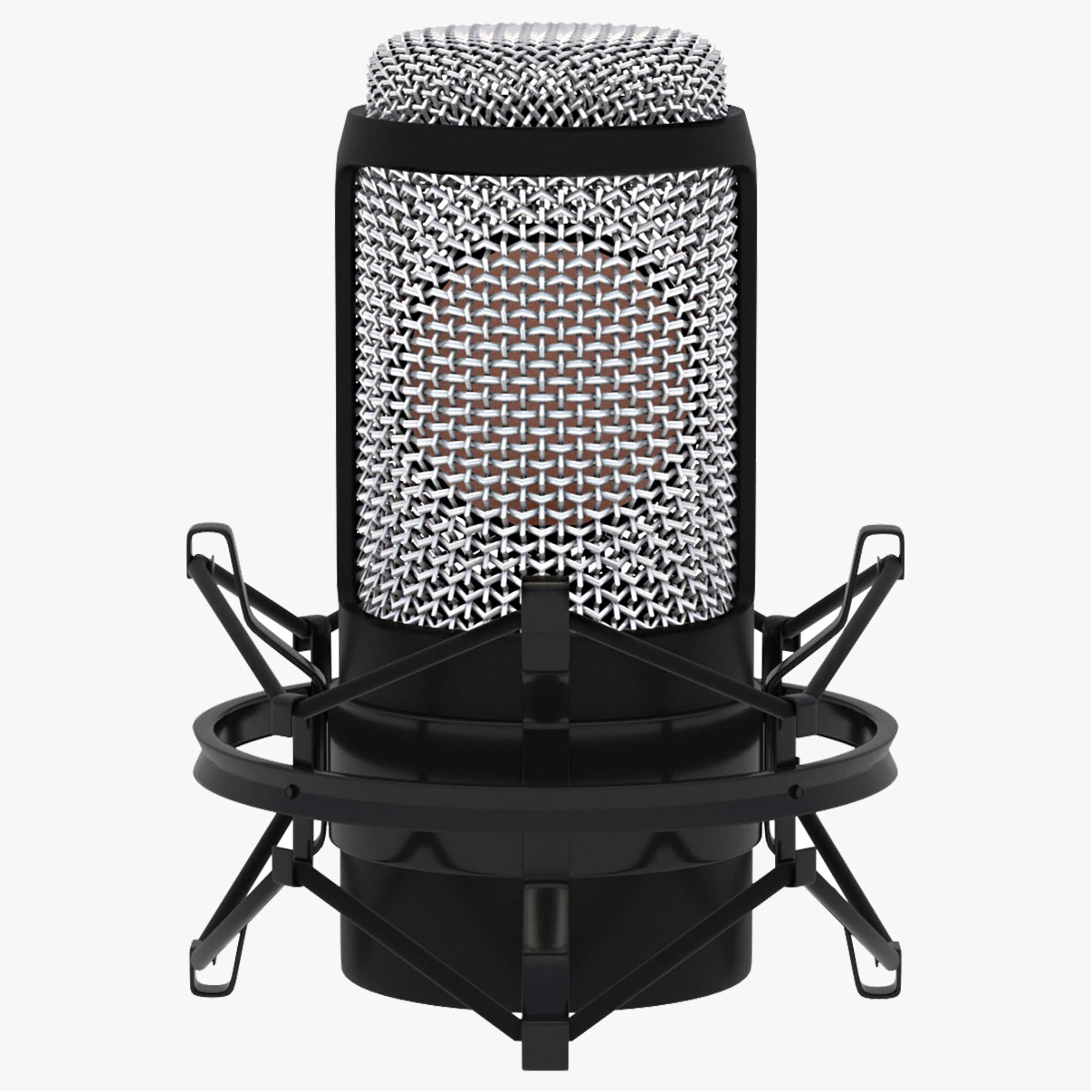 Microphone Studio with Stand 3D Model .c4d .max .obj .3ds .fbx .stl .blend 
