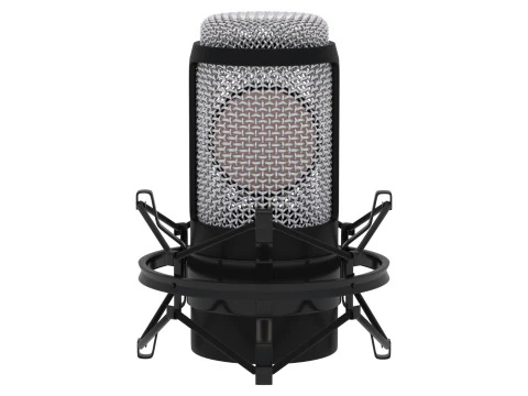 Microphone Studio with Stand 3D Model