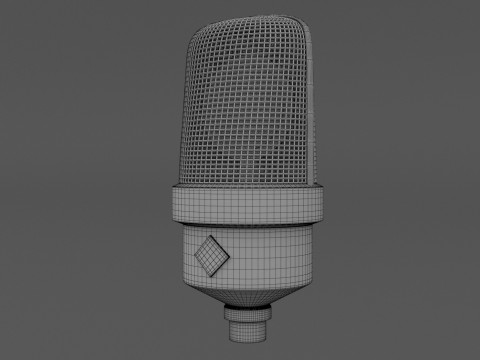 Mikrofon Neumann TLM 49 Model 3D