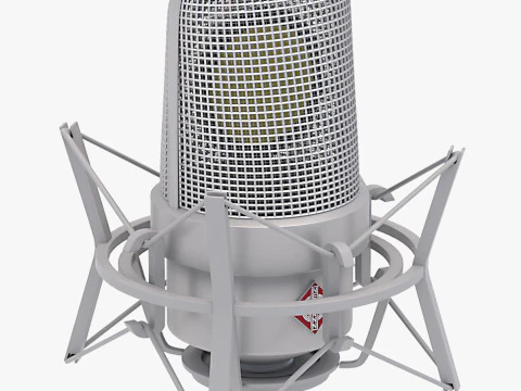Neumann TLM 49 Микрофон со стойкой 3D Модель