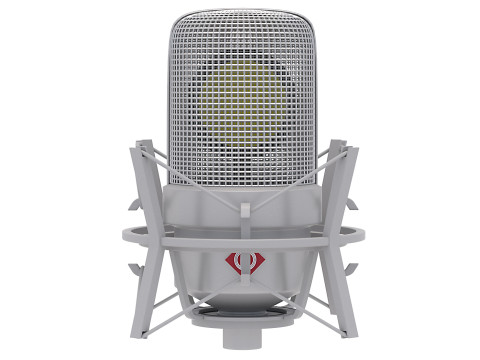 Neumann TLM 49 带支架麦克风 3D 模型