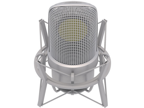 Neumann TLM 49 带支架麦克风 3D 模型