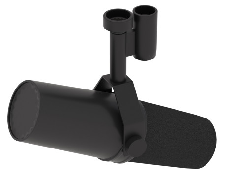 Микрофон Shure SM7B 3D Модель