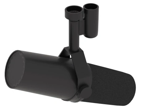 Shure SM7B Microphone 3D Model