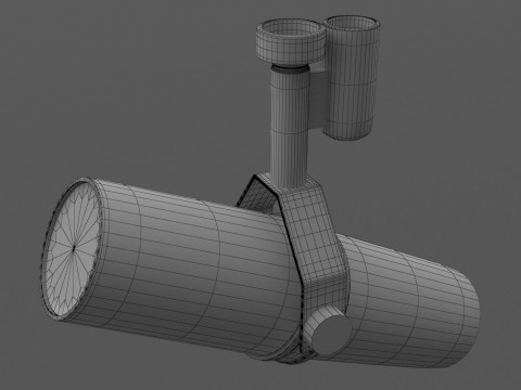 Микрофон Shure SM7B 3D Модель