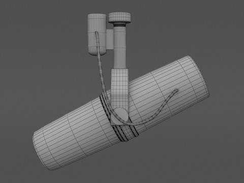 Микрофон Shure SM7B 3D Модель