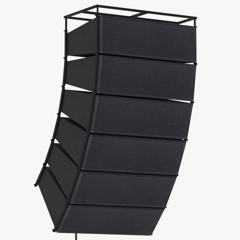 Układ linii głośnikowych C Model 3D .c4d .max .obj .3ds .fbx .stl .blend 