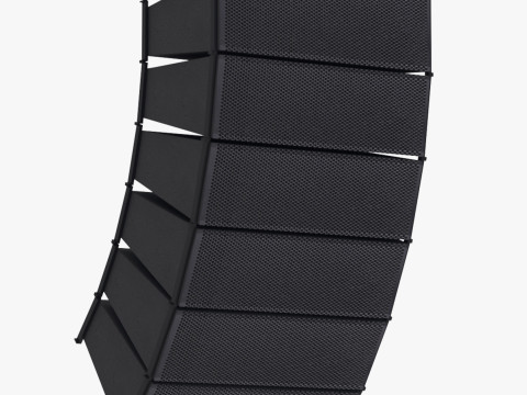 Hoparlör Hat Dizisi C 3D Model