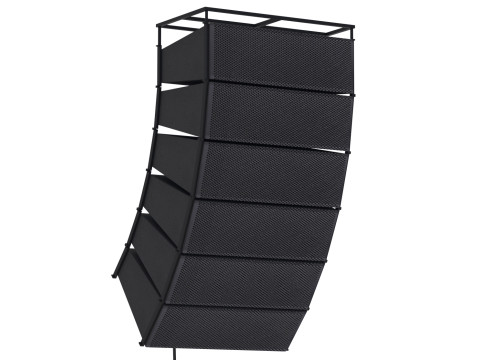 Układ linii głośnikowych C Model 3D