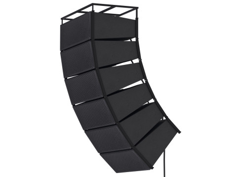 Układ linii głośnikowych C Model 3D