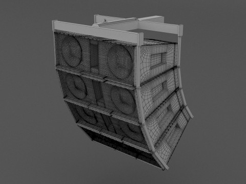 Sistema de matriz en línea Modelo 3D