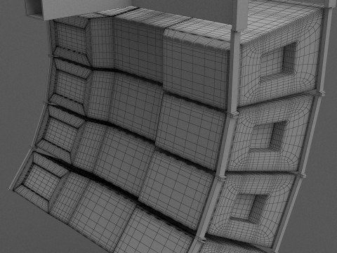 Sistema de matriz en línea Modelo 3D