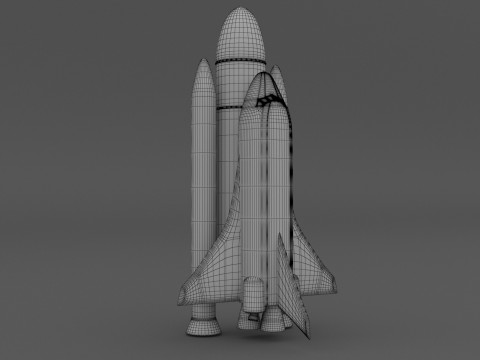 Prom kosmiczny Model 3D