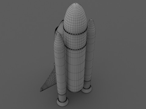 Prom kosmiczny Model 3D