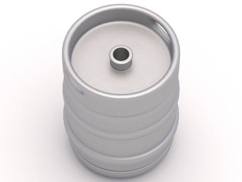 Beczka piwa Model 3D