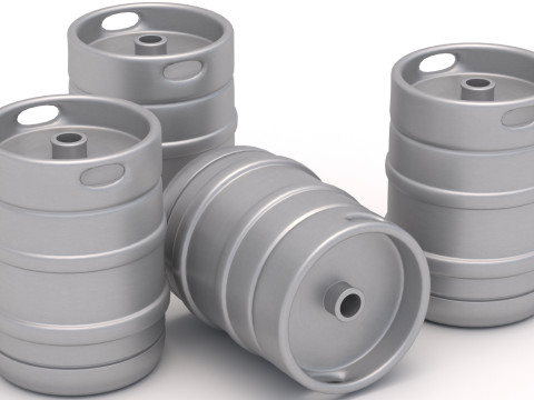 Beczka piwa Model 3D