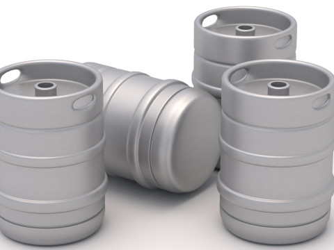 Beczka piwa Model 3D