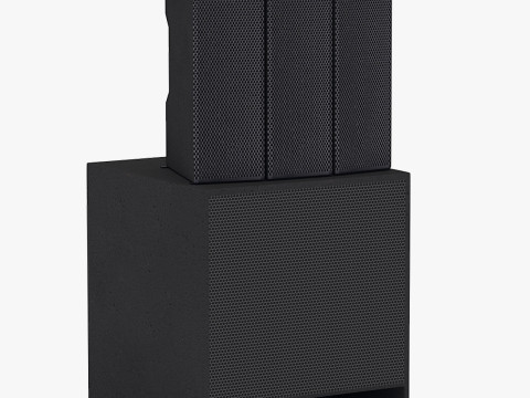 PA Hoparlörleri 3D Model