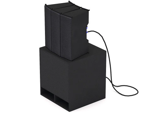 PA Speakers 3D Model