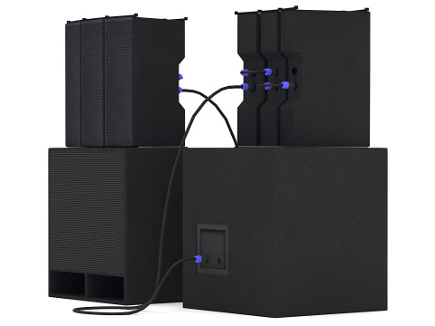 PA Hoparlörleri 3D Model