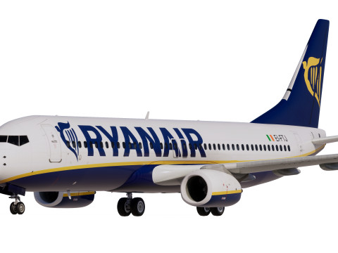 Ryanair Boeing 737-800 Model 3D