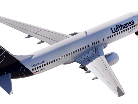 Lufthansa Boeing 737-800 Model 3D