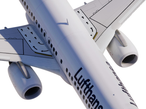 Lufthansa Boeing 737-800 Model 3D