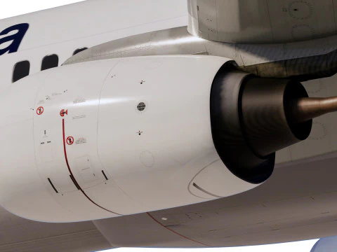 Lufthansa Boeing 737-800 3D Model