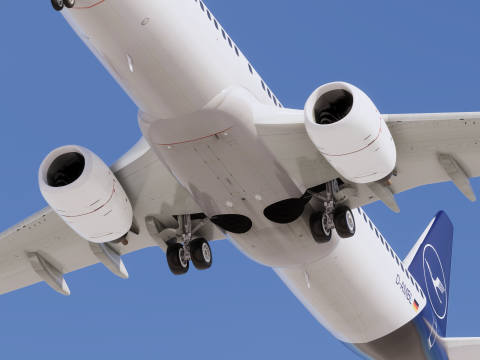 Lufthansa Boeing 737-800 Model 3D