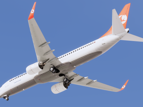 Turkish Airlines Boeing 737-800 3D Modell