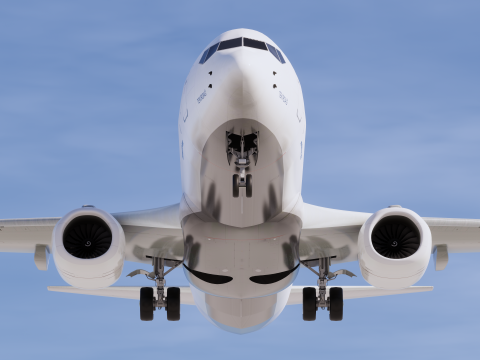 Turkish Airlines Boeing 737-800 3D Modell