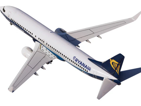 Ryanair Boeing House 737-800 3D Model