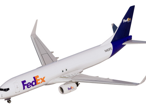FedEx Ekspres Boeing 737-800 3D Model