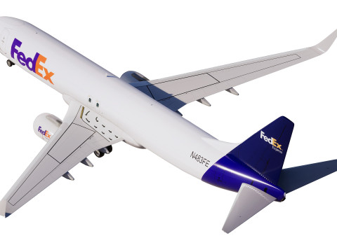 FedEx Ekspres Boeing 737-800 3D Model