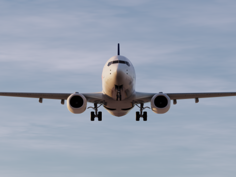 FedEx Ekspres Boeing 737-800 3D Model