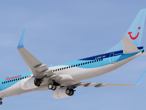 Thomson Boeing 737-800 Modelo 3D
