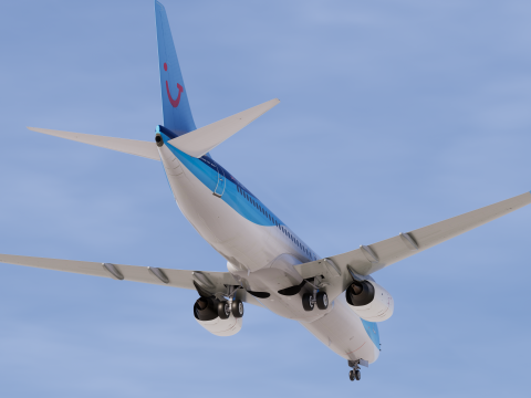 Thomson Boeing 737-800 Modelo 3D