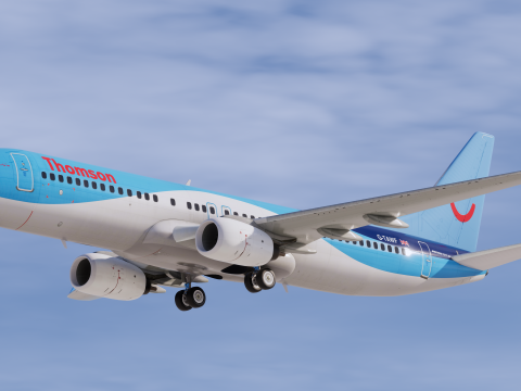 Thomson Boeing 737-800 Modelo 3D