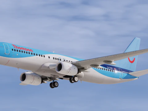 Thomson Boeing 737-800 3D Model