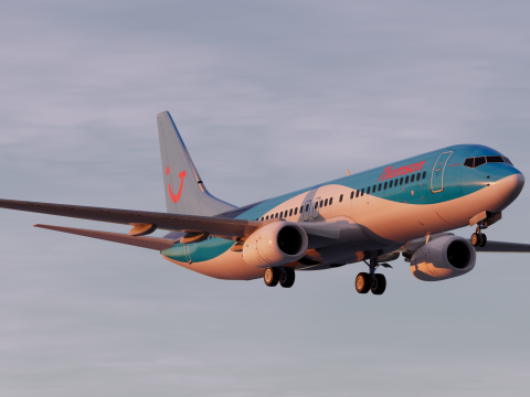 Thomson Boeing 737-800 Modelo 3D