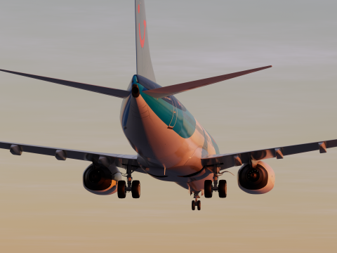 Thomson Boeing 737-800 Modelo 3D