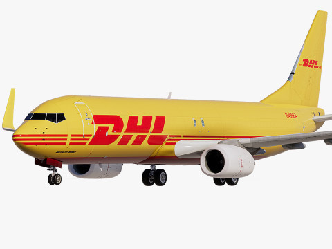 DHL-Boeing 737-800 Modèle 3D