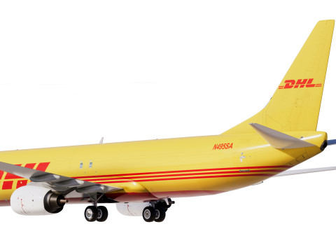 DHL Boeing 737-800 Modelo 3D