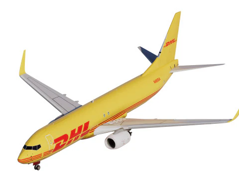 DHL Boeing 737-800 3D Model
