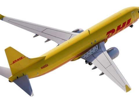 DHL Boeing 737-800 3D Model