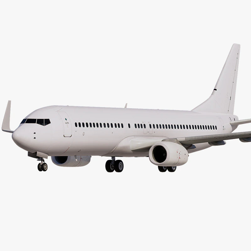 Boeing 737-800 Şablonu 3D Model .c4d .max .obj .3ds .fbx .stl .blend 