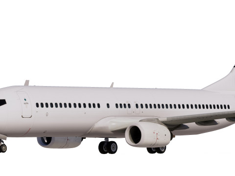 Шаблон Боинга 737-800 3D Модель