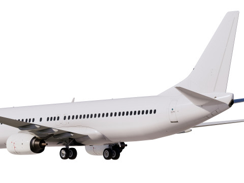 Шаблон Боинга 737-800 3D Модель